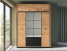 Design Plus Studio Kuchni & Salon Meblowy | URSO 10 craft złoty/czarny - nadstawka 4D | 