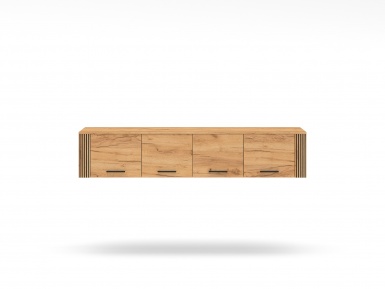 Design Plus Studio Kuchni & Salon Meblowy | URSO 10 craft złoty/czarny - nadstawka 4D | 