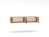 Design Plus Studio Kuchni & Salon Meblowy | URSO 10 craft złoty/czarny - nadstawka 4D | 