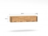 Design Plus Studio Kuchni & Salon Meblowy | URSO 10 craft złoty/czarny - nadstawka 4D | 