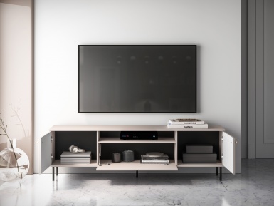 Design Plus Studio Kuchni & Salon Meblowy | Sophie 27 cashmere - RTV 2D1K | 