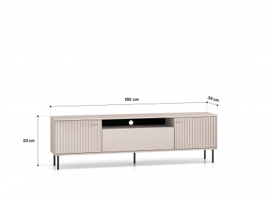 Design Plus Studio Kuchni & Salon Meblowy | Sophie 27 cashmere - RTV 2D1K | 