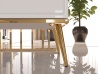 Design Plus Studio Kuchni & Salon Meblowy | Goldin 0501 Biały alpejski/Biały połysk - komoda | 