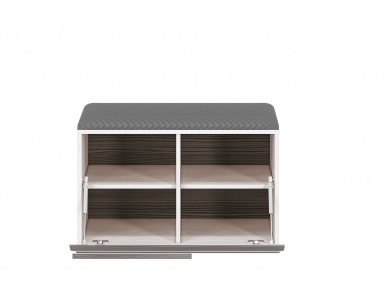 Design Plus Studio Kuchni & Salon Meblowy | BLANCO 36 sosna śnieżna/MDF new grey - szafka 1K | 