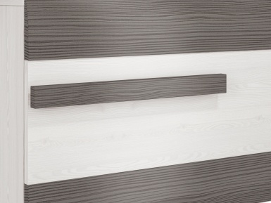 Design Plus Studio Kuchni & Salon Meblowy | BLANCO 36 sosna śnieżna/MDF new grey - szafka 1K | 