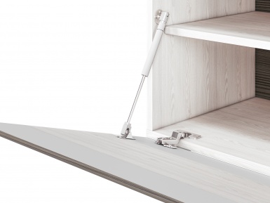 Design Plus Studio Kuchni & Salon Meblowy | BLANCO 36 sosna śnieżna/MDF new grey - szafka 1K | 