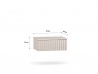 Design Plus Studio Kuchni & Salon Meblowy | Sophie 29 cashmere - szafka nocna 1S | 